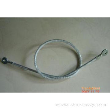 Galvanized Steel Wire Sling , DIN / GB / EN12385-4 / AISI /